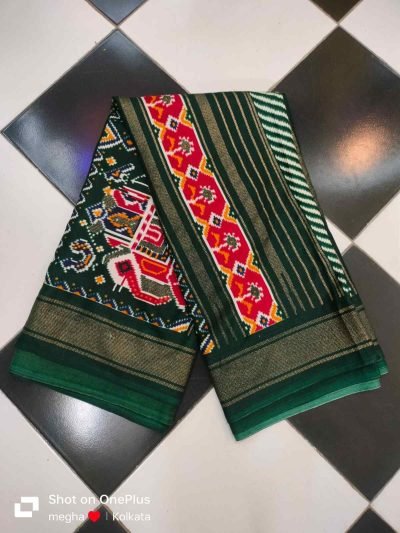 Gujarati Ikkat Patola saree
