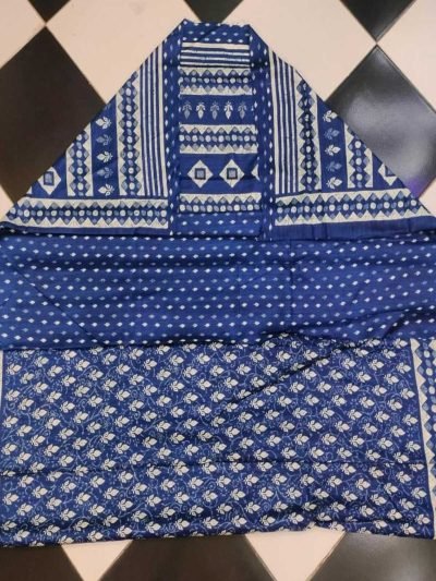 Indigo modal silk saree