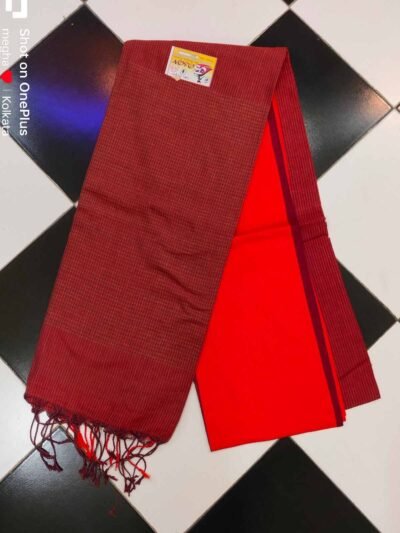 jute stripe saree