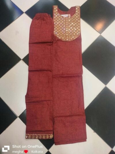 Brick colour two piece